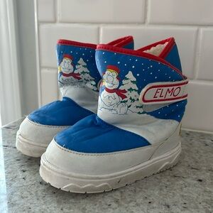 Vintage Sesame Street Elmo toddler boots